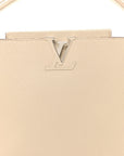 Taurillon Capucines MM Blanc Casse