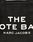 Cotton Canvas Small The Traveler Tote Bag Black