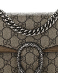 GG Supreme Monogram Mini Dionysus Shoulder Bag Taupe