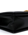 Caviar Quilted Medium Boy Flap Black