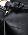 Calfskin Vintage Check New Hampshire Bag Black