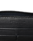 Ayers Intrecciato Ayers Zip Around Wallet Blue