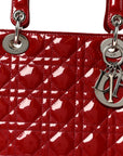 Patent Cannage Large Lady D1OR Red