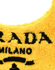 Terry Cloth Mini Re-Edition 2000 Bag Giallo Black