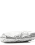 Metallic Goatskin Callie Mea Tassel Silver