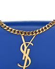 Grain De Poudre Small Classic Monogram Kate Satchel Royal Blue