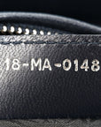 Lambskin Cannage Medium Lady D1OR Navy Blue
