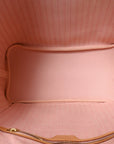 Damier Azur Neo Neverfull MM Rose Ballerine