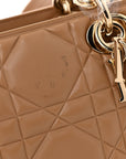 Calfskin Cannage Small The Lady 95.22 Beige