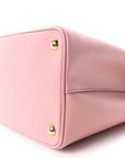 Saffiano Cuir Medium Double Bag Cammeo Rosa