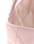 Calfskin Macrocannage Medium Toujours Powder Pink