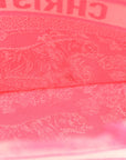Canvas Embroidered Medium D1ORiviera Toile De Jouy Book Tote Fluorescent Pink