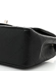Caviar Quilted Mini Square Flap Black