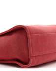 Canvas Small Deauville Tote Red