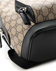 GG Supreme Monogram Small Eden Day Backpack Black