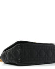 Calfskin Cannage Small Caro Bag Black