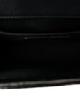 Faded Calfskin Quilted Small Studded Boy Flap Grey