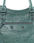 Arena Lambskin Classic Hardware Medium Le City Dark Emerald