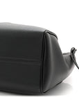 Calfskin Cuir Triomphe Cabas Drawstring Black