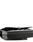 Lambskin Quilted CC Pearl Crush Wallet on Chain WOC Black