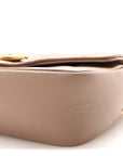 Calfskin Matelasse Super Mini GG Marmont Shoulder Bag Porcelain Rose