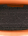 Lambskin Cannage Small Lucky Badges My Lady D1OR Orange