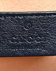 Vintage Effect Calfskin Matelasse Diagonal Super Mini Torchon GG Marmont Shoulder Bag Blue Agata Mystic White