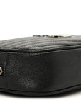 Grain De Poudre Matelasse Monogram Mini Lou Camera Bag Black