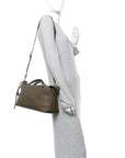 Cuoio Romano Selleria Large By The Way Boston Bag Wood