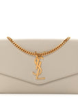 Grain De Poudre Monogram Uptown Chain Wallet Crema Soft
