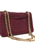 Lambskin Quilted Crush 2.55 Reissue 225 Flap Dark Burgundy