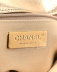 Metallic Calfskin Crochet Medium CHNL 19 Flap Gold