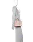 Grained Calfskin Nano Sac De Jour Pale Blush
