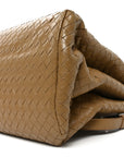 Nappa Intrecciato Small Roma Tote New Cigar