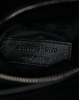 Calfskin Y Quilted Monogram Toy Loulou Crossbody Bag Black