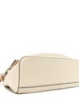 Calfskin The Cristina Messenger Ivory