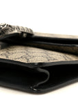GG Supreme Monogram Mini Dionysus Shoulder Bag Black