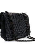 Sheepskin Chevron Quilted 2.55 Reissue 225 Double Flap So Black