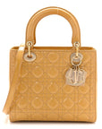 Patent Cannage Medium Lady D1OR Beige