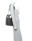 Polyester Cotton Small The Teddy Traveler Tote Bag Grey