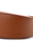 Smooth Calfskin Medium Strap Ava Triomphe Shoulder Bag Tan