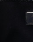 Metallic Caviar Quilted Mini CHNL 25 Handbag Dark Blue