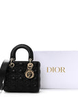 Lambskin Cannage Small My ABCD1OR Lady D1OR Black