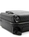 GG Supreme Monogram Calfskin Carry On Trolley Black