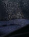 Oblique Small Saddle Chain Pouch Blue