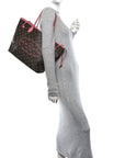 Monogram Articles de Voyage Ikat Neverfull MM Rose Velours