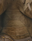 Soft Grained Calfskin Small Belt Cabas Phantom Taupe