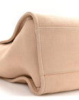 Mixed Fibers Medium Deauville Tote Beige