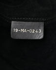 Calfskin Macrocannage Medium Toujours Black