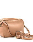 Pebbled Calfskin Small Soho Disco Bag Camelia